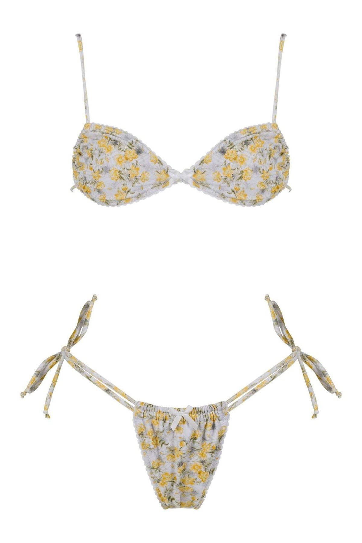 ROSE YELLOW BIKINI – קשירה