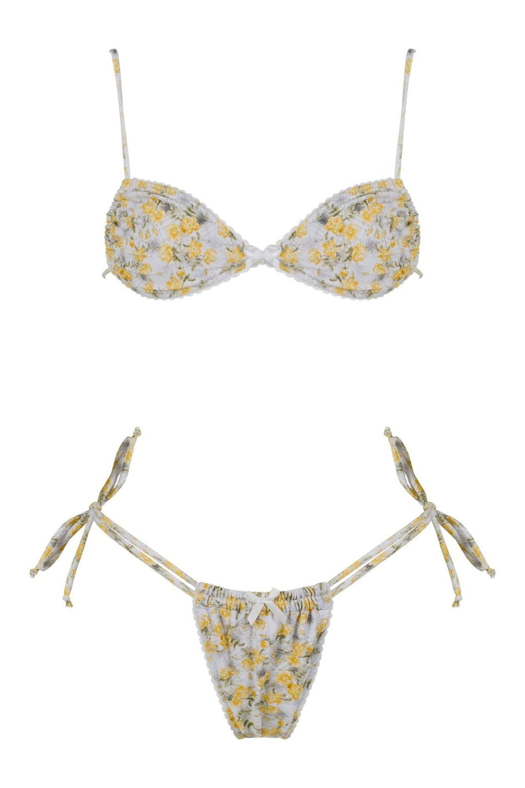 ROSE YELLOW BIKINI – Tie