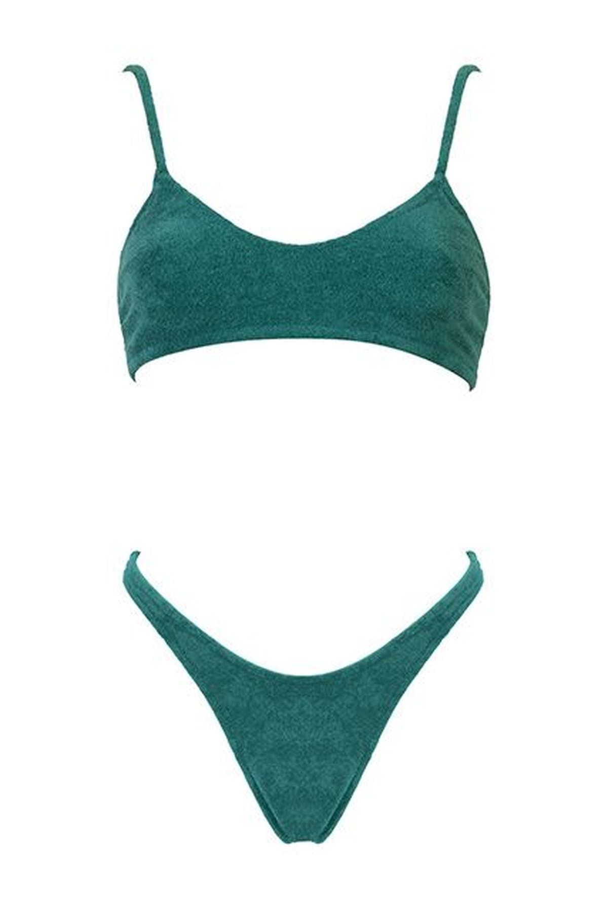 BIKINI TOWEL BOTTLE GREEN