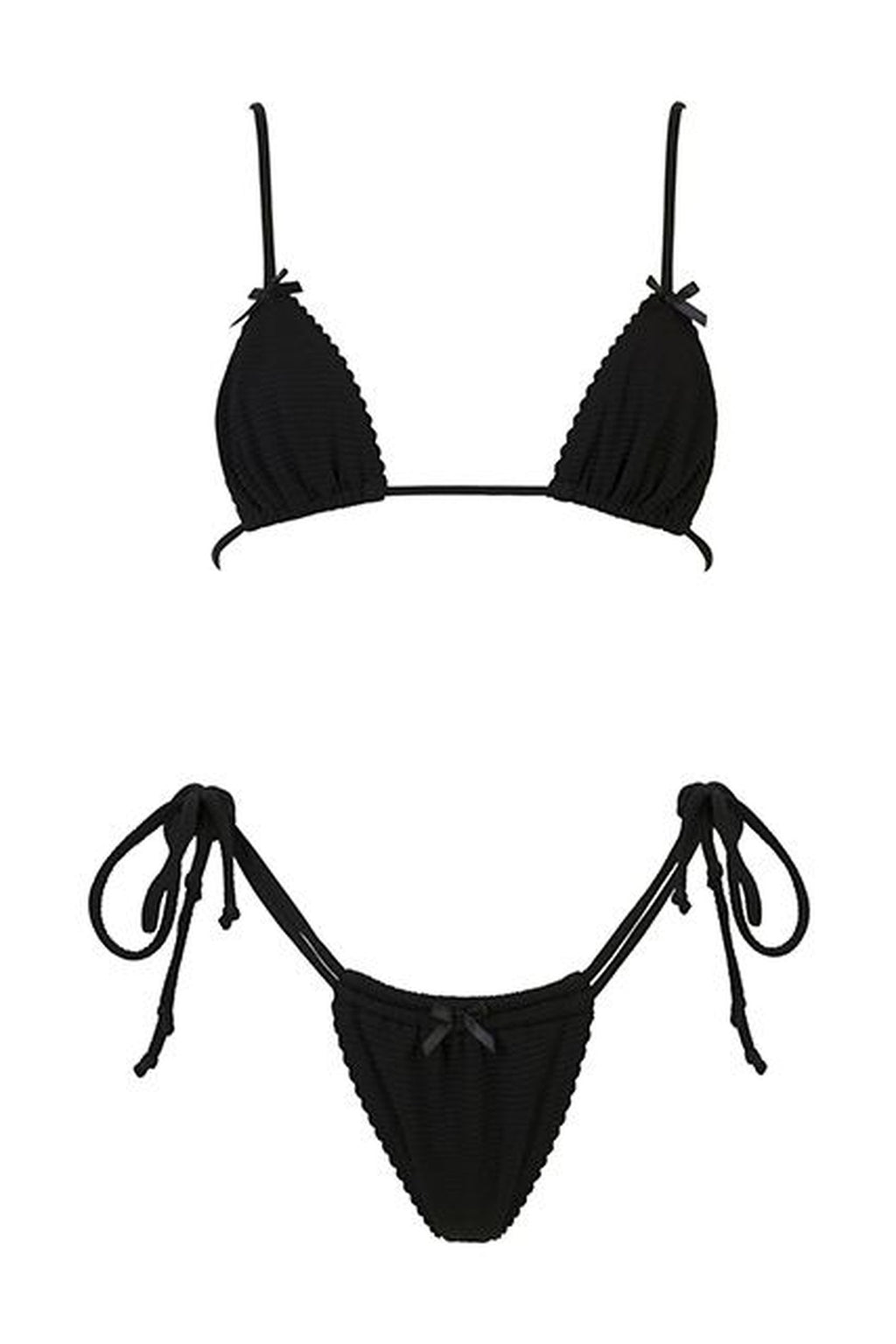 BLACK TRIANGLES BIKINI – קשירה