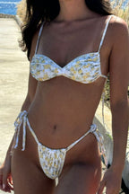 ROSE YELLOW BIKINI – Tie