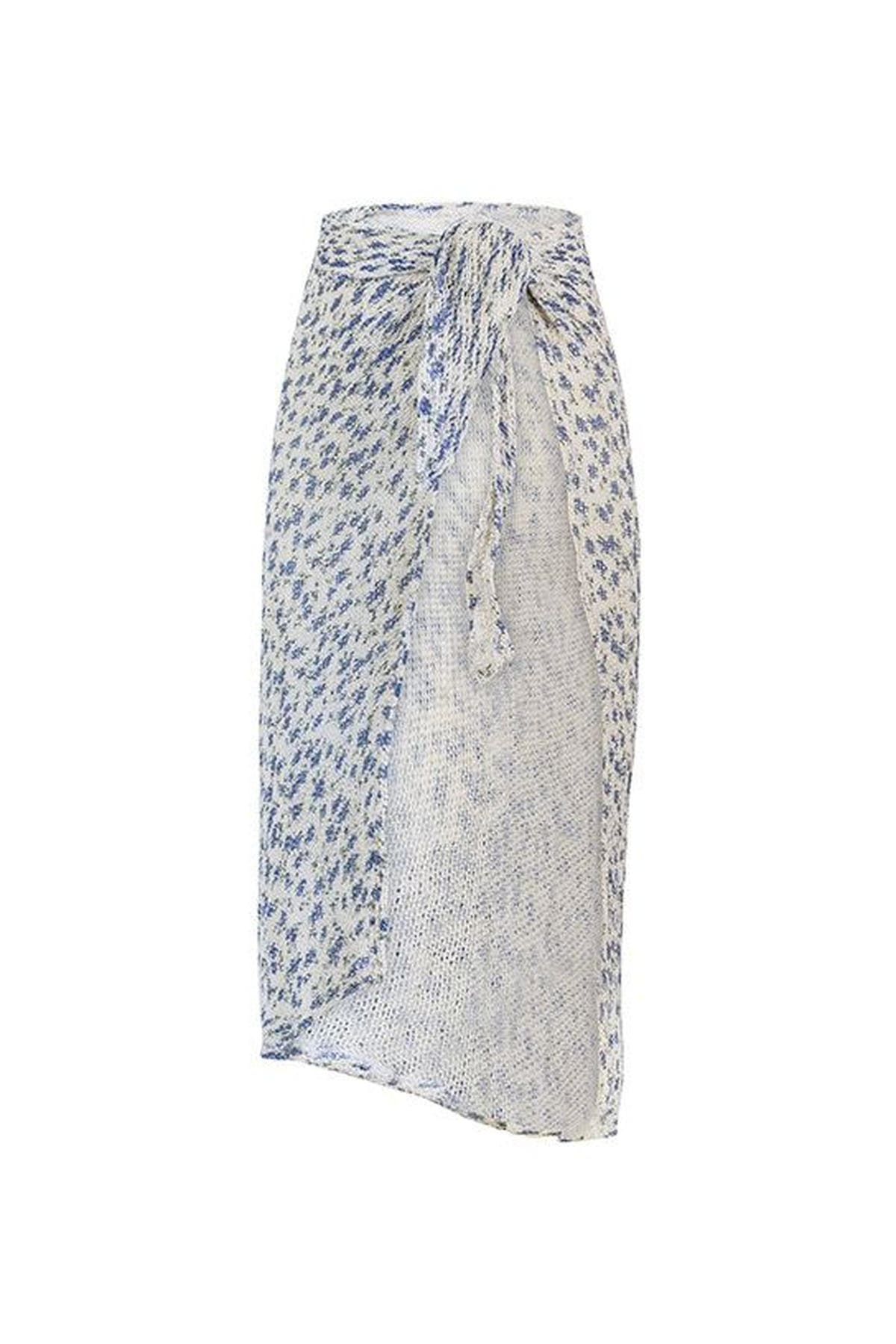 BLUE ROSE SKIRT