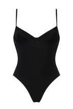 BLACK ONE PIECE - בגד ים שלם שחור