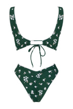ONE PIECE GREEN FLOWERS