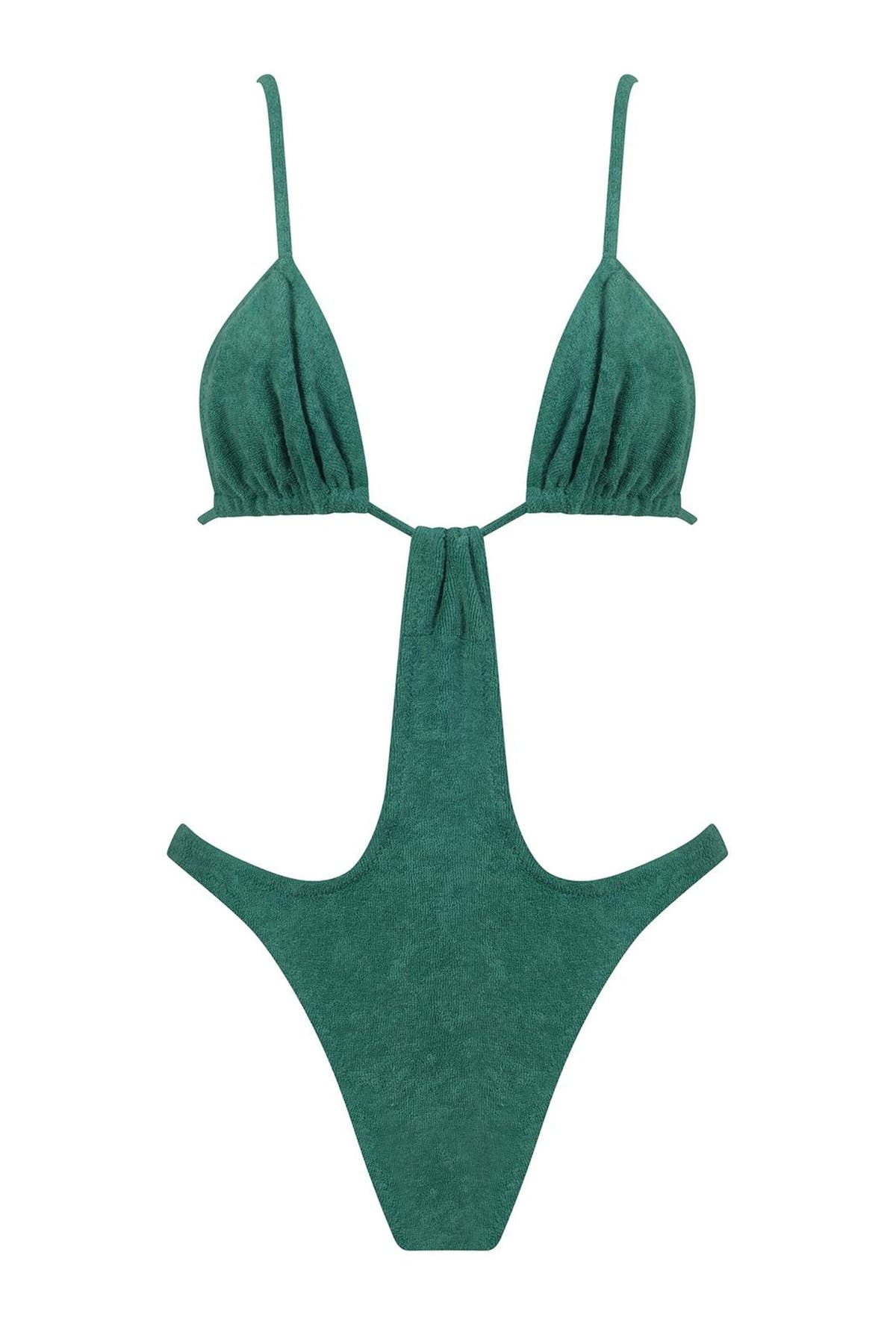ONE PIECE GREEN TOWEL