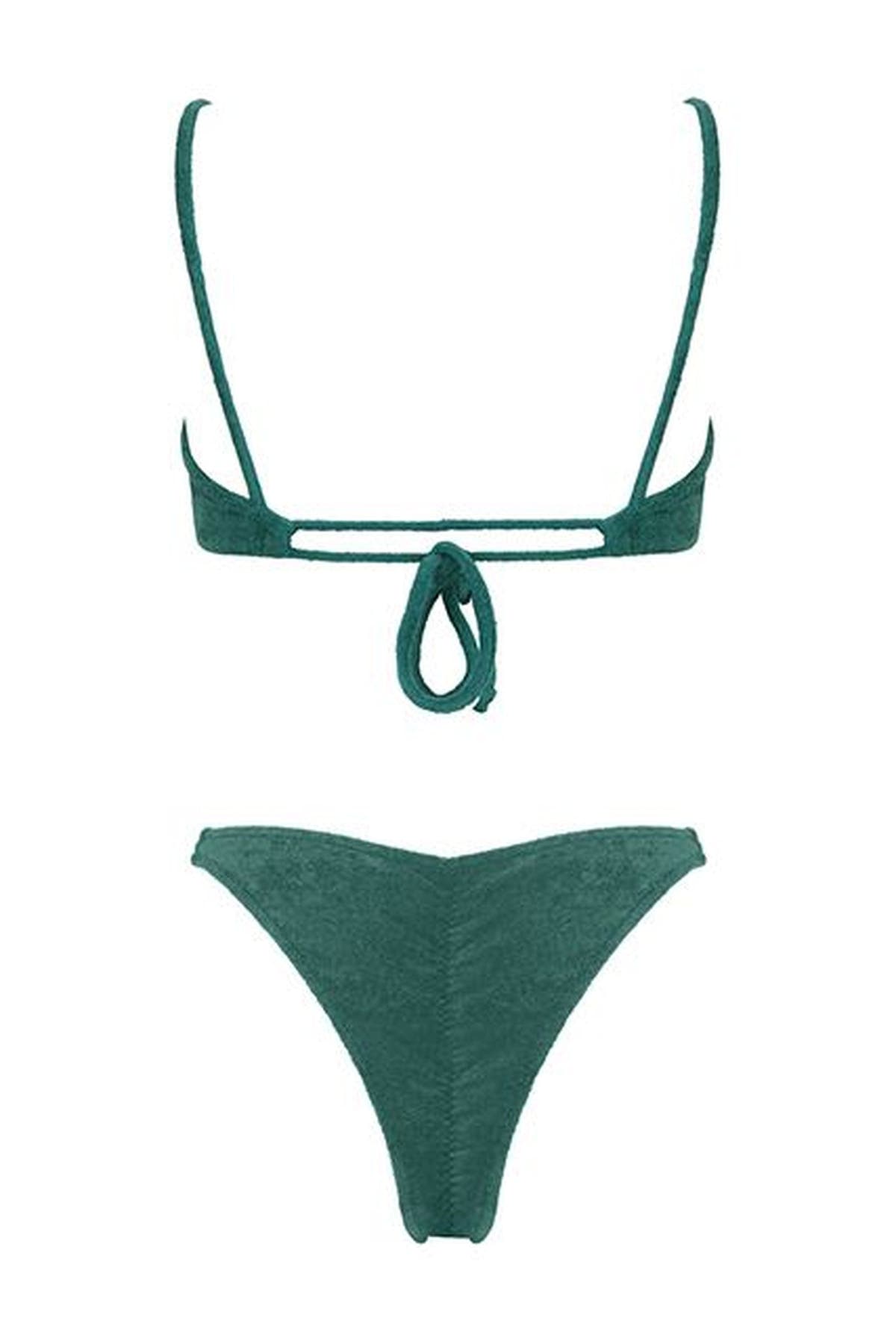 BIKINI TOWEL BOTTLE GREEN